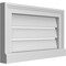 Ekena Millwork Vertical Surface Mount PVC Gable Vent: Functional, w/ 2"W x 2"P Brickmould Sill Frame, 20"W x 12"H GVPVE20X1203SF - alternate 5